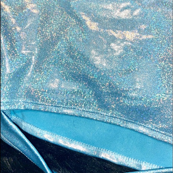 NWT-Ice Blue Holographic Rave Cami - Picture 4 of 10